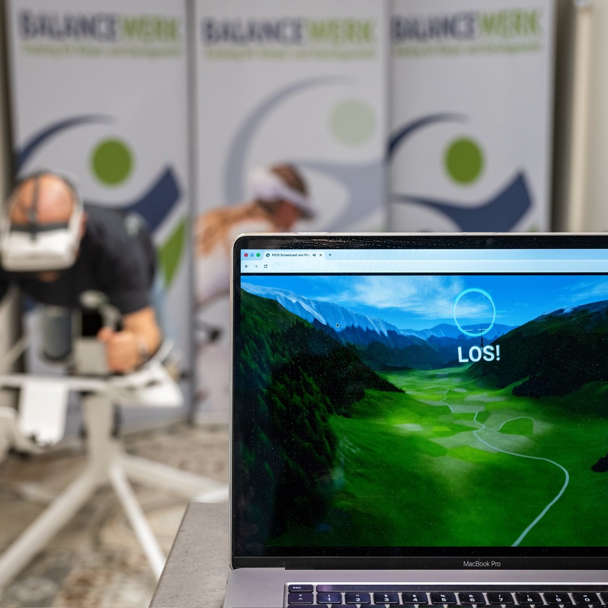 ICAROS Gerät in der BalanceWerk-Session