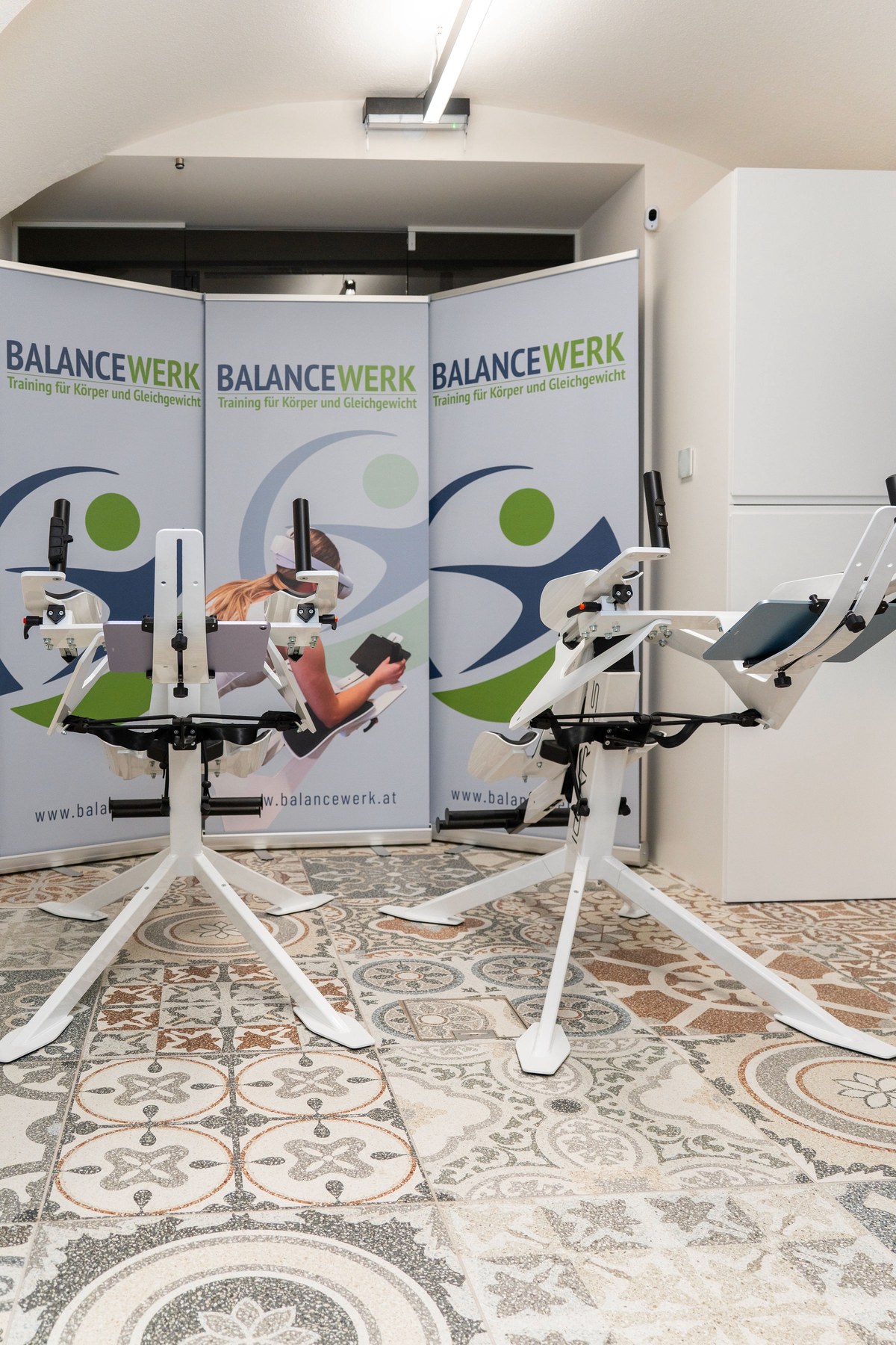 Leeres BalanceWerk Studio mit ICAROS-Setup